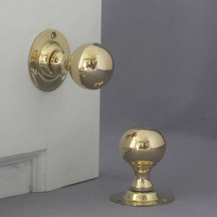 Period ball door handles