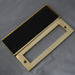 Traditional Victorian Solid Brass Letterbox & Tidy Draught Excluder