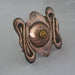 Antique Victorian Art Nouveau Copper Bell Push