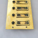 Brass 10 Way Entrance Bell Pushes
