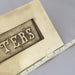 Large 14'' Antique 'LETTERS' Letterbox