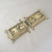 Brass Antique 1800s Double Door Rim Lock & Dummy Keep