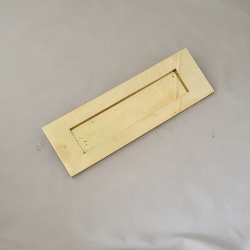 1900s 12'' Brass Letterbox