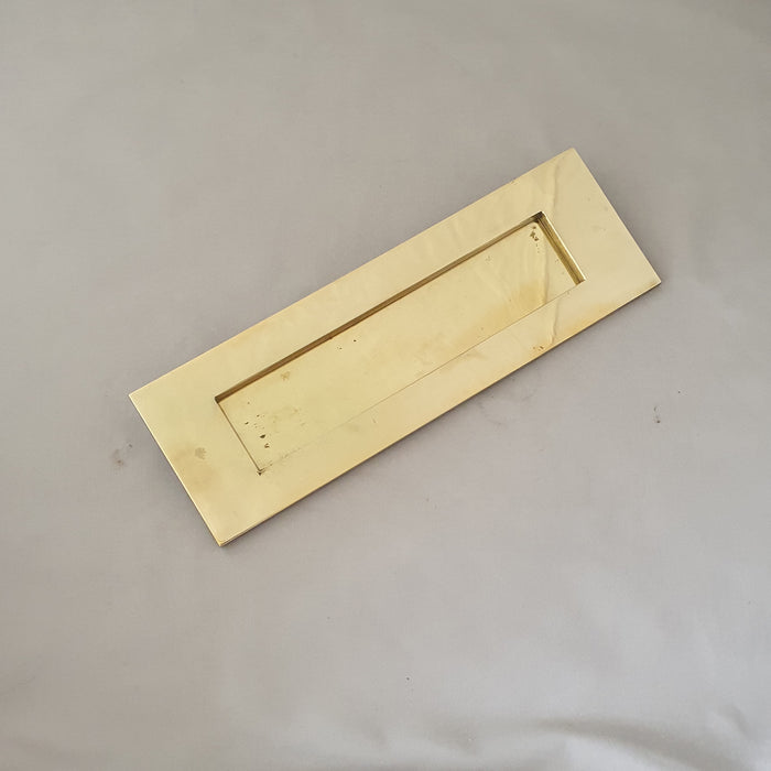 1900s 12'' Brass Letterbox