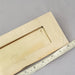 Original 1900s 12'' Brass Letterbox