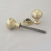 1900s Beehive Solid Brass Rim Lock Knobs