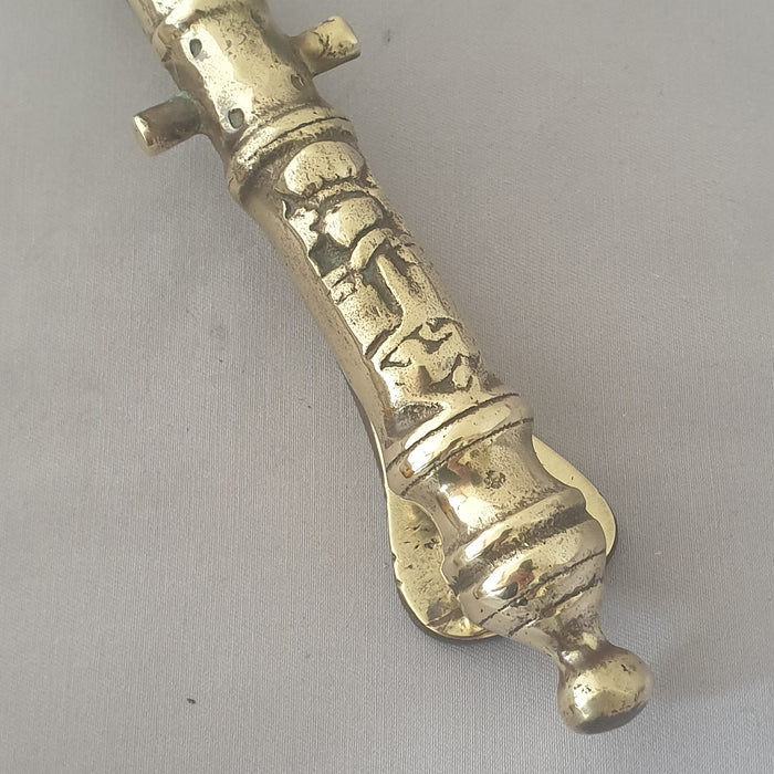 1900s Solid Brass Cannon Door Knocker