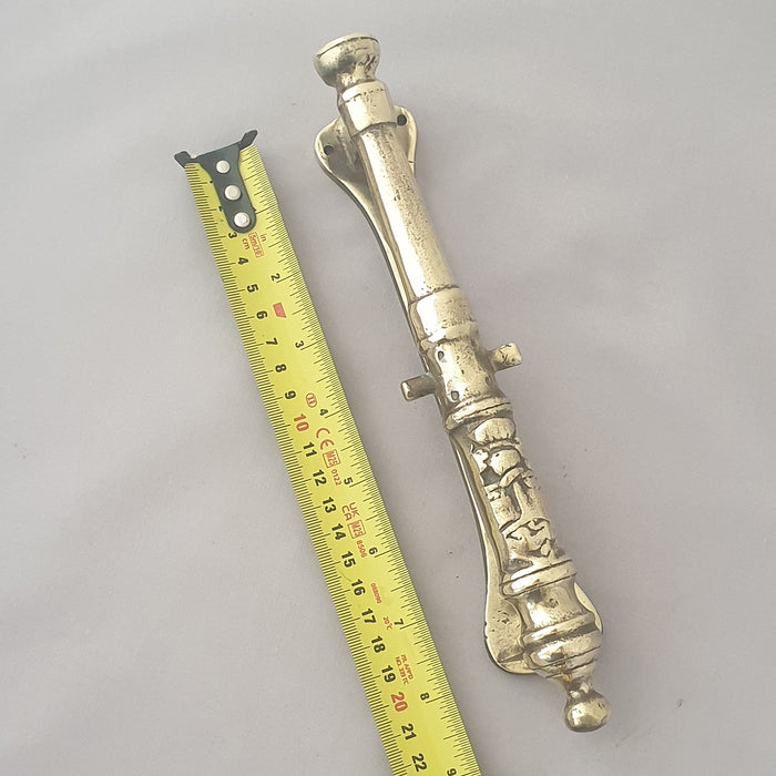 1900s Cannon Solid Brass Door Knocker