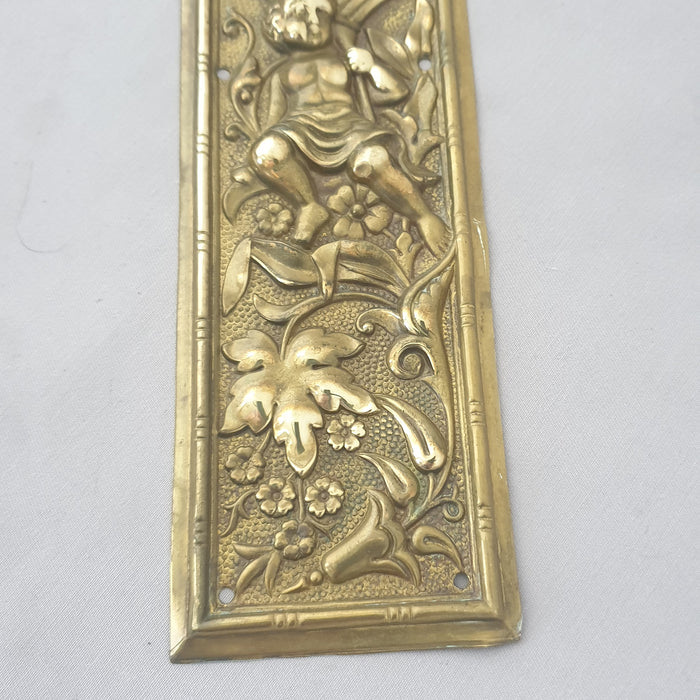 Antique 1900s Cherub Finger Plates
