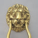 Brass 1900s Lion Head Knocker