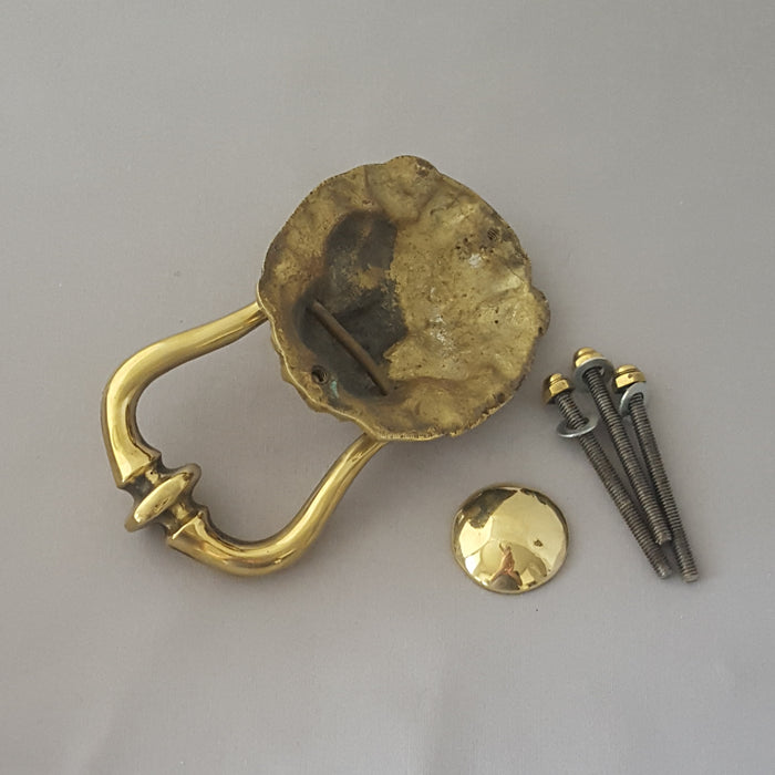 1900s Solid Brass Lion Head Knocker