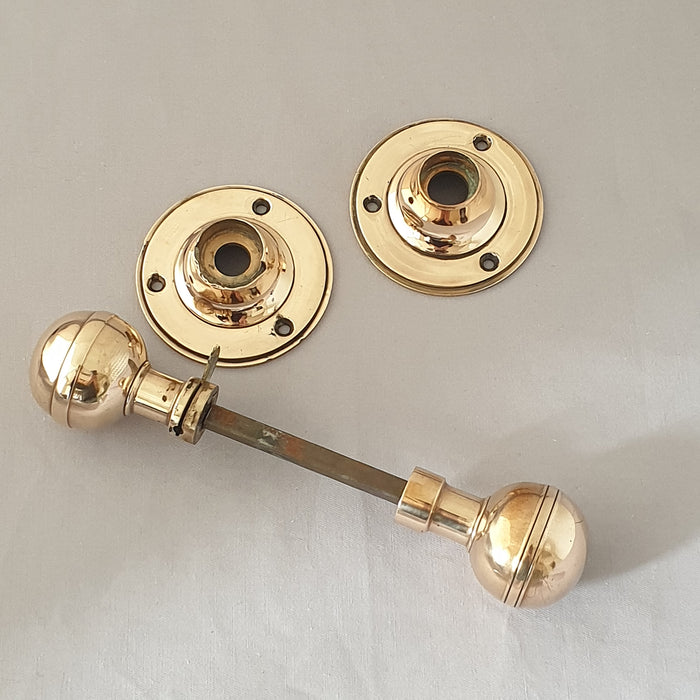 Brass Antique 1920s Door Handles