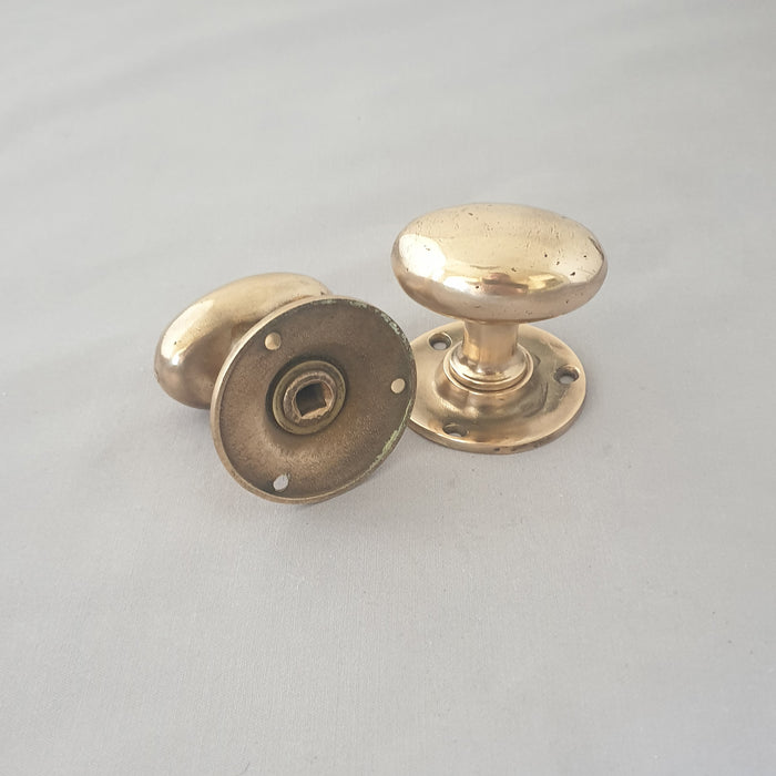 1930s Oval Antique Door Knobs