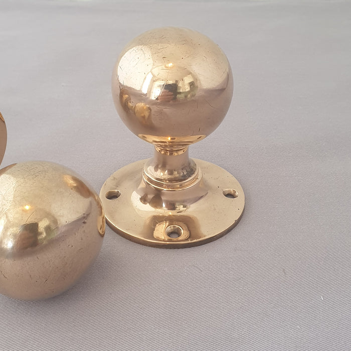 Early 1900s Ball Antique  Door Knobs