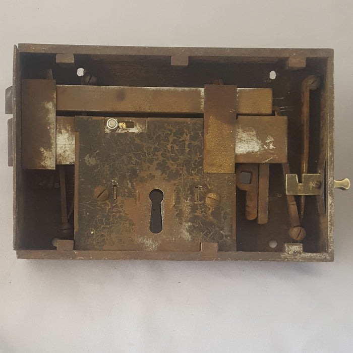 Antique Georgian Right Handed Front Door Rim Lock