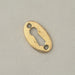 Early 1900s Open Oval Escutcheons