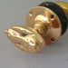 Early 1900s Antique Arts & Crafts Oval Door Knobs