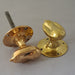Antique Early 1900s Arts & Crafts Oval Door Knobs