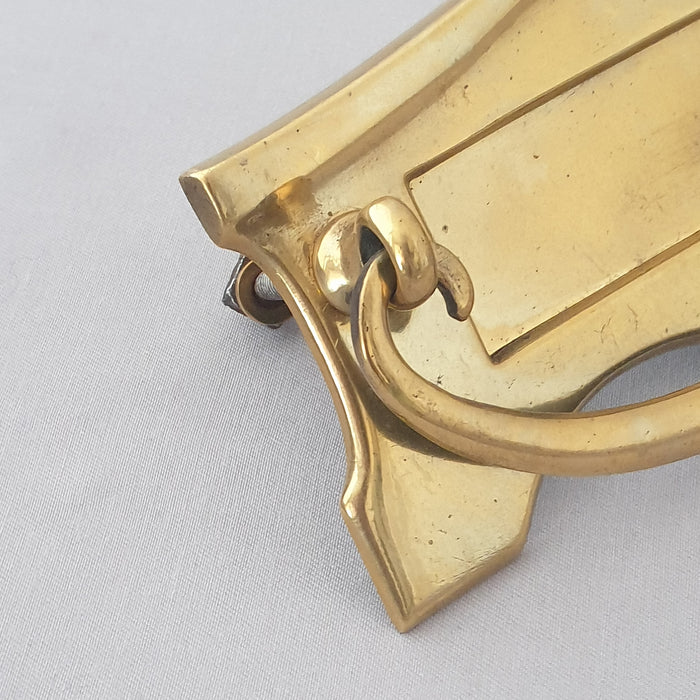 Antique Early 1900s Brass Letterbox
