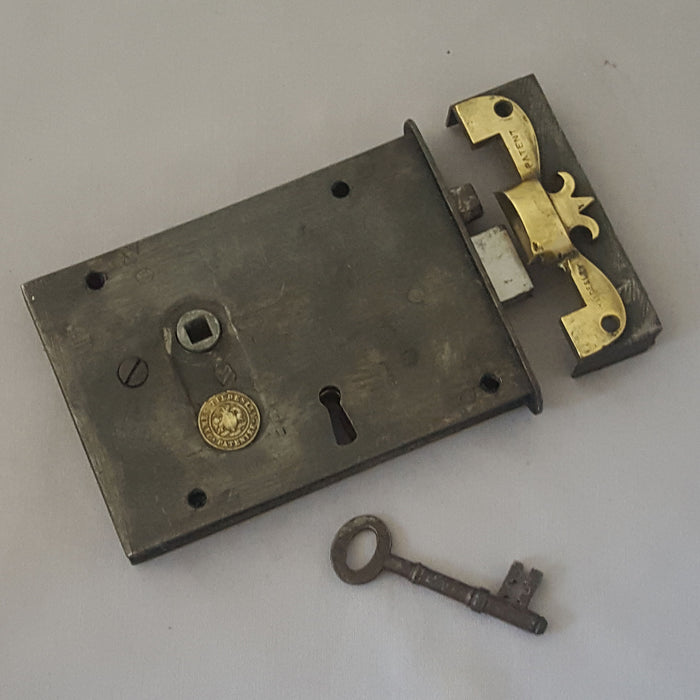 Early 1800s Dual Handed Carpenter Rim Lock