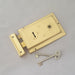 Edwardian Brass Dual Handed Rim Lock