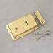 Edwardian Style Dual Handed Brass Rim Lock