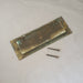 14'' Brass Early 1900s Antique Letterbox