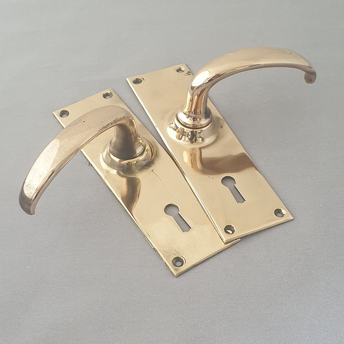 Antique Early 1900s Lever Door Handles