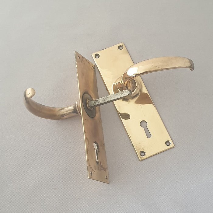 Early 1900s Antique Lever Door Handles