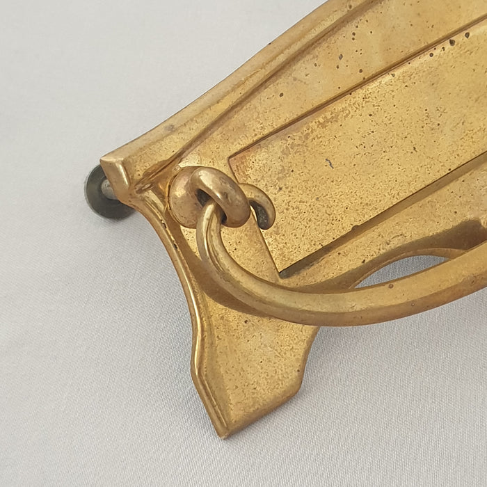 Antique Brass Early 1900s Letterbox