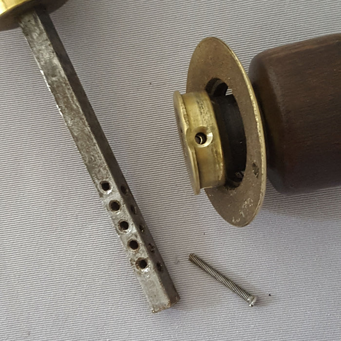 Antique Late Victorian Rim Lock Knobs