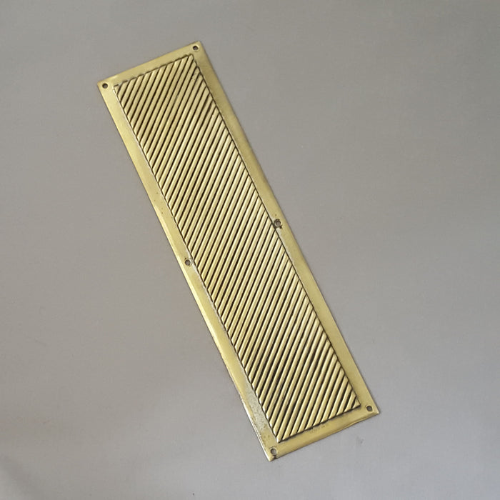 Early 1900s Reeded Finger Plate