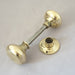 Edwardian Brass Antique Rim Latch & Original Handles