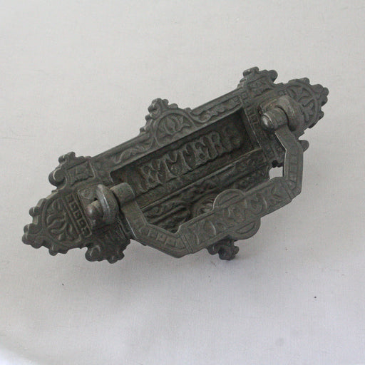 Edwardian Decorative Cast Iron Letterbox