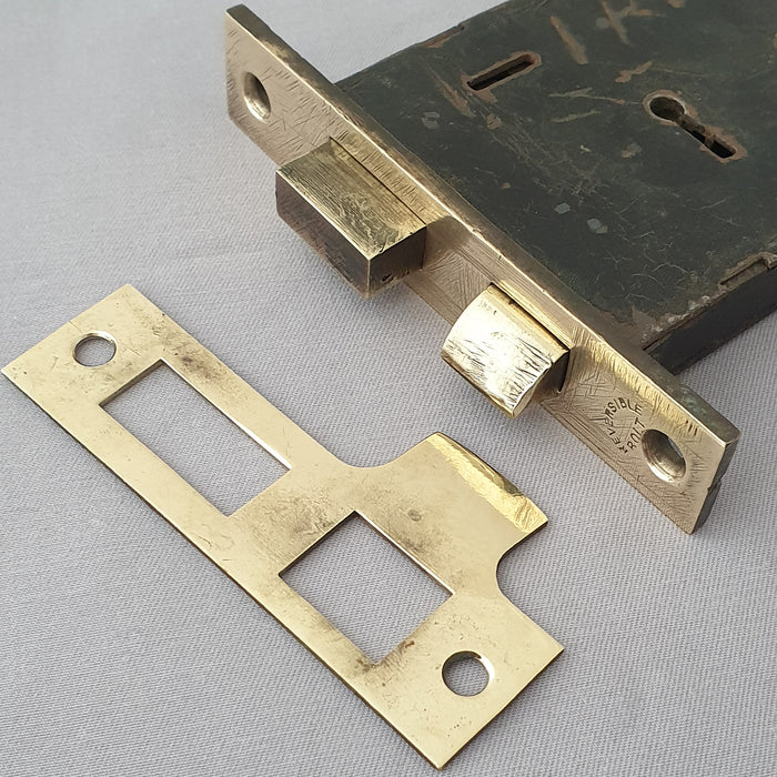 Antique Edwardian 5'' Backset Mortice Lock