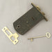 Edwardian 5'' Backset Antique Mortice Lock