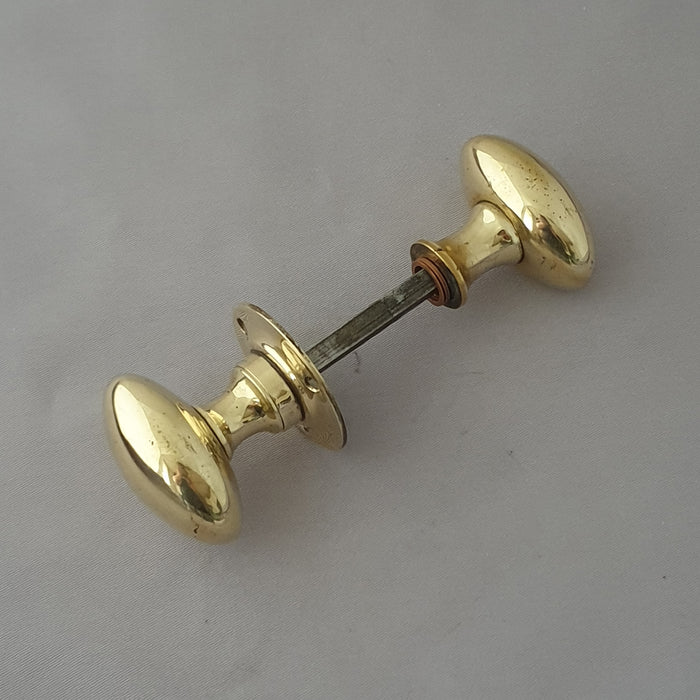 Early 1900s Oval Rim Lock Knobs