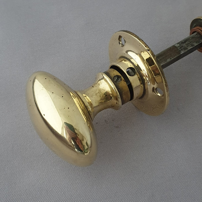 Early 1900s Oval Rim Lock Knobs