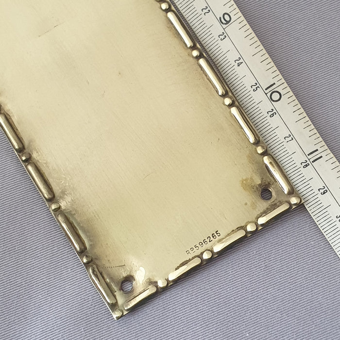 Edwardian Brass Antique Finger Plates