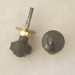 Antique Edwardian Solid Ebony Beehive Door Knobs