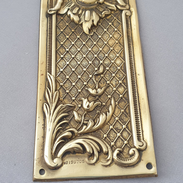 Antique Victorian Rococo Finger Plates