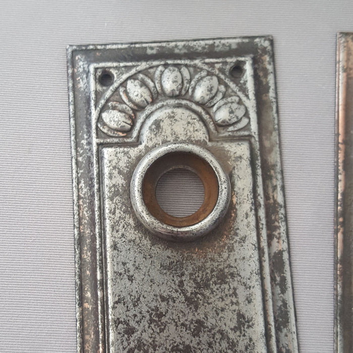 Antique Edwardian Steel Door Handles