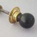 Antique 1930s Ebony Rim Lock Handles