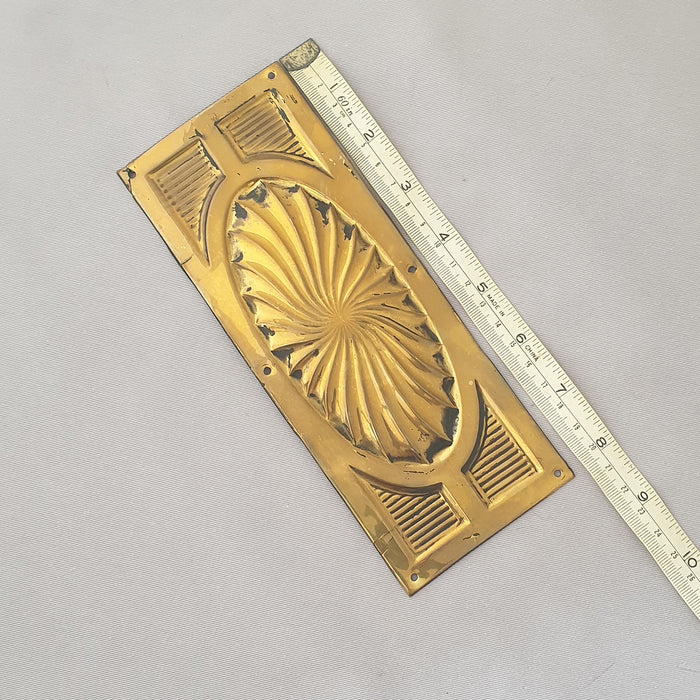 Edwardian Mid Size Antique Finger Plate
