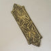 Cast Brass Early Victorian Finger Plates