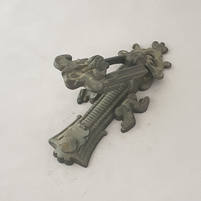 Antique Kenrick Cast Iron Victorian Door Knocker