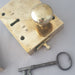 Brass Antique LH Georgian Front Door Lock