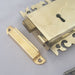 Antique LH Edwardian Gothic Rim Lock