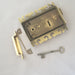 LH Edwardian Antique Gothic Rim Lock