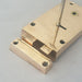 LH Edwardian Rose Antique Brass Rim Lock